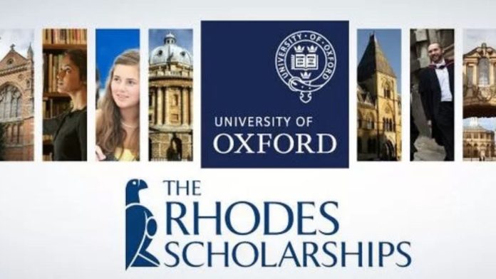 University of Oxford Rhodes Scholarship