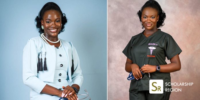 Young Nigerian Lady graduates as a doctor after studying for 8 years instead of 6, Olajide Faith celebrates achievement of graduating from Bowen University